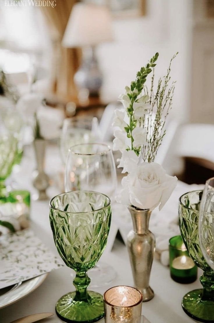 Renta de copas elegantes para eventos